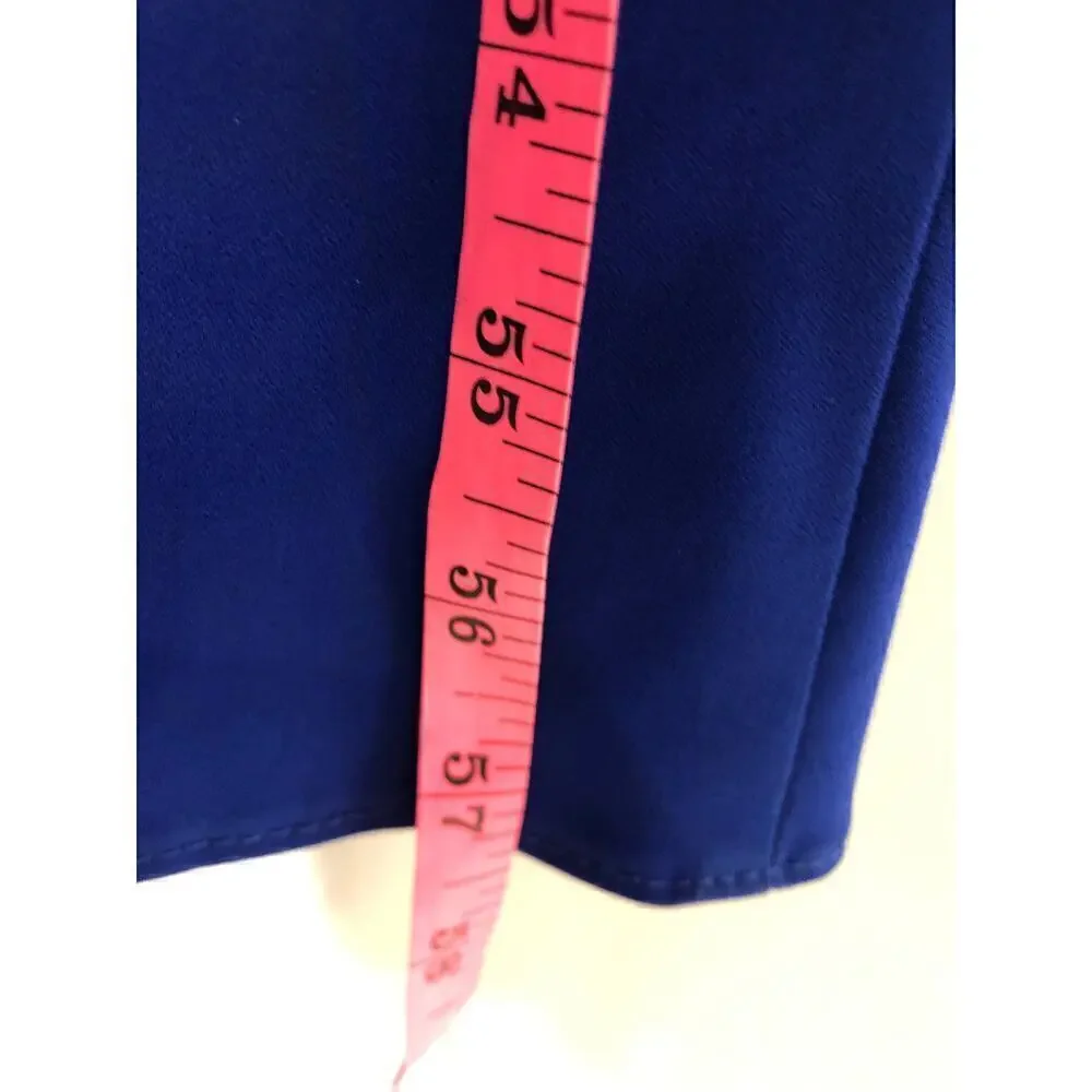 Badgley Mischka Gown Sweetheart Cobalt Blue L